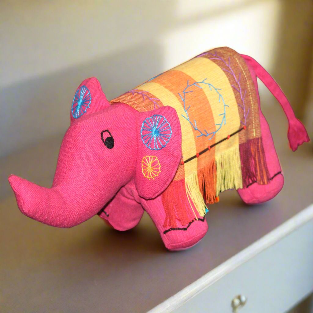 Eliy the Elephant (Burgundy)