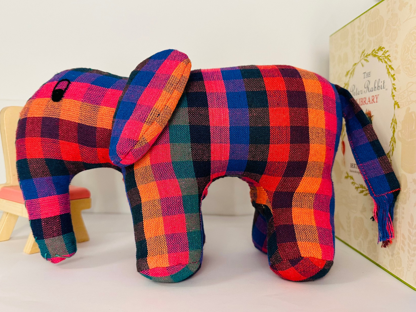 Eliy the Elephant (Red and blue mix)